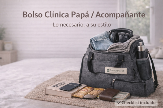 Bolso Clínica Papá/Acompañante: Qué llevar (y Que NO) | Lista Real