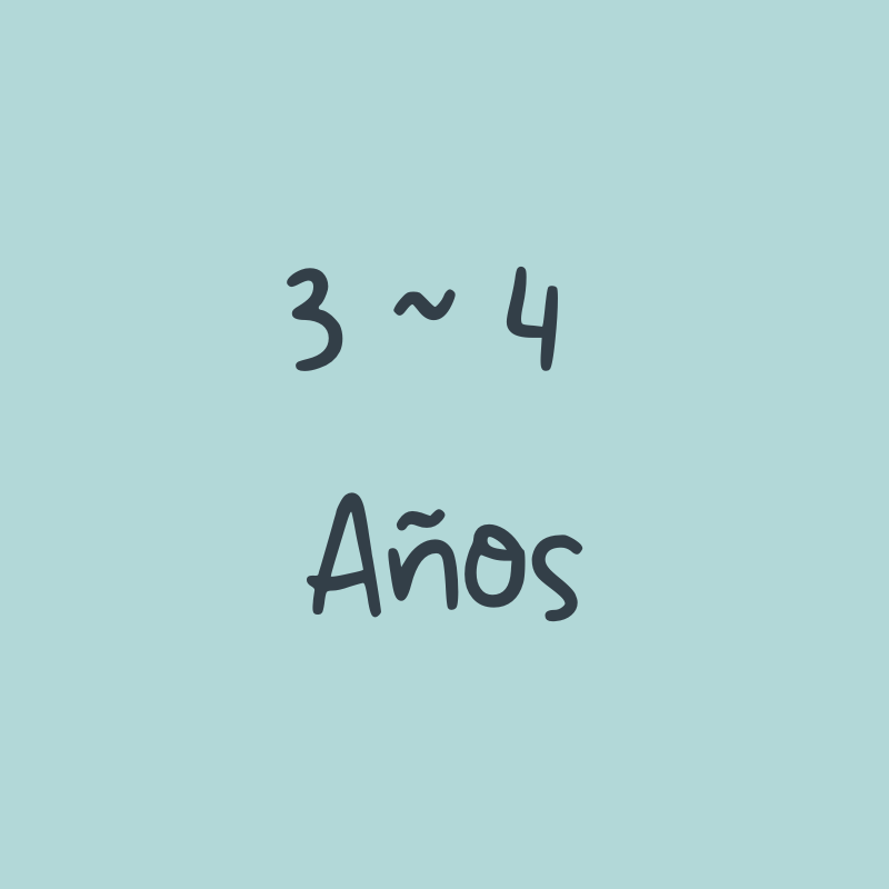 3 - 4 Años