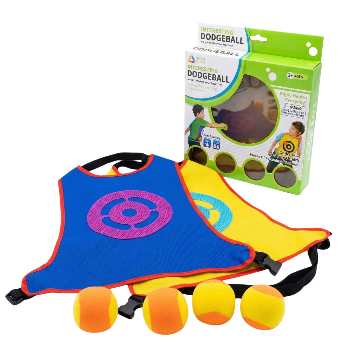 Juego de Lanzamiento Familiar Las Quemaditas Pelotas Blandas — 3 años+