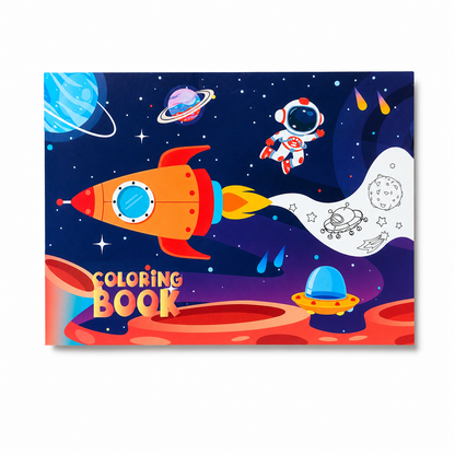 Libro para pintar 21x29cm ESPACIAL 3-10 años