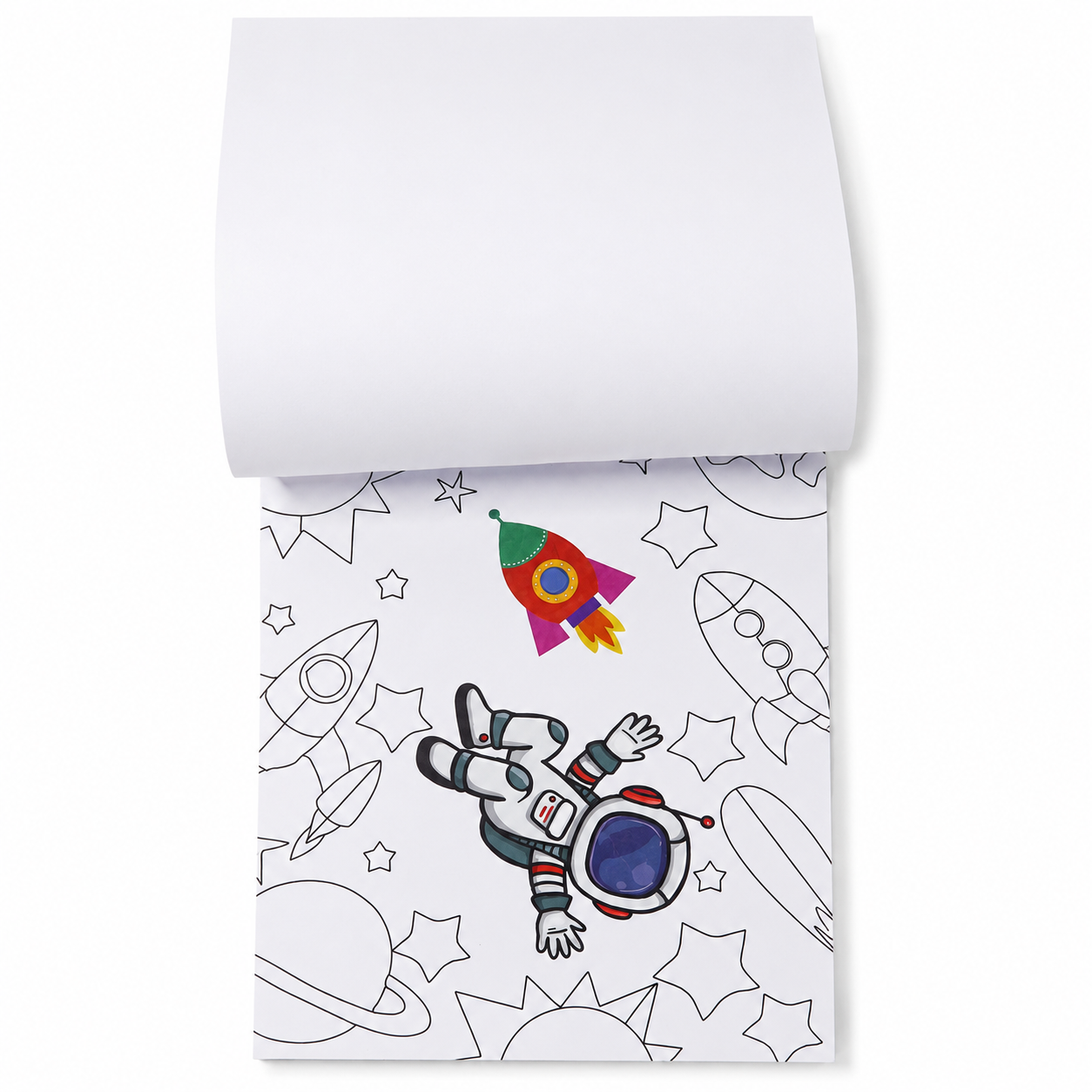 Libro para pintar 21x29cm ESPACIAL 3-10 años
