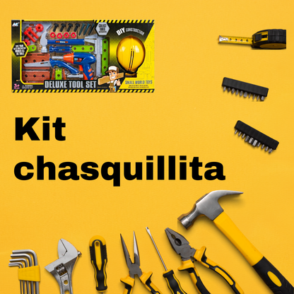 Kit de Herramientas para Niños con Casco y Taladro -- 3 a 6 años