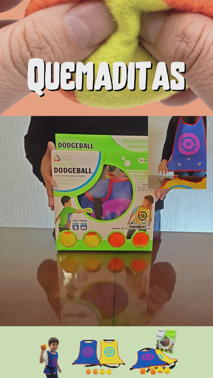 Juego de Lanzamiento Familiar Las Quemaditas Pelotas Blandas — 3 años+