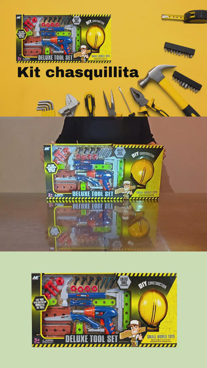Kit de Herramientas para Niños con Casco y Taladro -- 3 a 6 años
